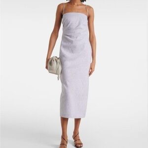 Vince Midi Dress Spaghetti Strap Cocktail